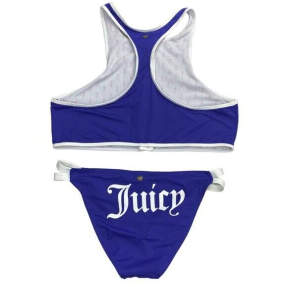 JUICY COUTURE Black Label Bikini Swimsuit Sz XL / Large - Picture 6 of 10